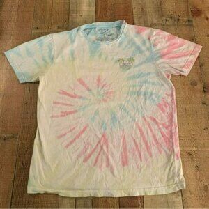 Denim and Flower Tie dye Ricky Singh graphic surf Maui Hawaii tshirt men’s L